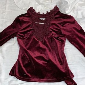 Blouse velvet